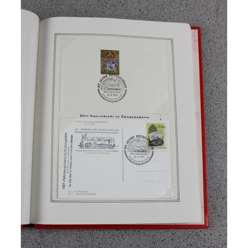 582 - Qty of European FDC stamps in Stanley Gibbons Senator album