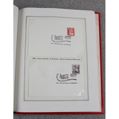 582 - Qty of European FDC stamps in Stanley Gibbons Senator album