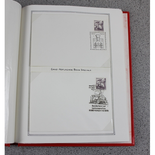 582 - Qty of European FDC stamps in Stanley Gibbons Senator album