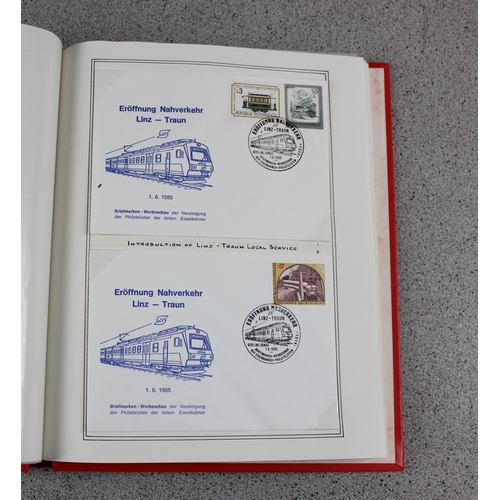 582 - Qty of European FDC stamps in Stanley Gibbons Senator album