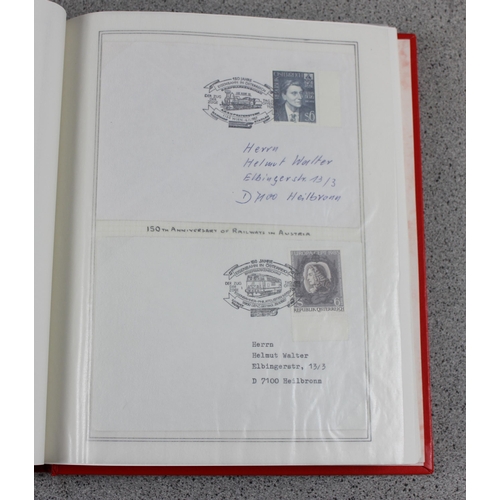 582 - Qty of European FDC stamps in Stanley Gibbons Senator album