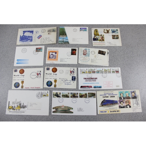 583 - Qty of assorted presentation pack stamps and a qty of FDC stamps