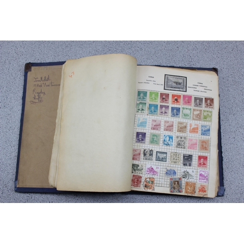 589 - Qty of assorted stamps, stamp album, 2 FCD albums, other ephemera etc