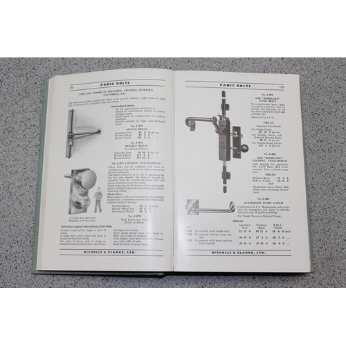 592 - Mid-century Nicholls & Clarke limited catalogue c.1950's