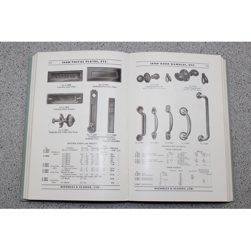 592 - Mid-century Nicholls & Clarke limited catalogue c.1950's