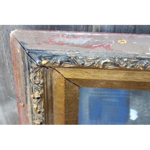 479 - Vintage bevelled mirror with gilt frame