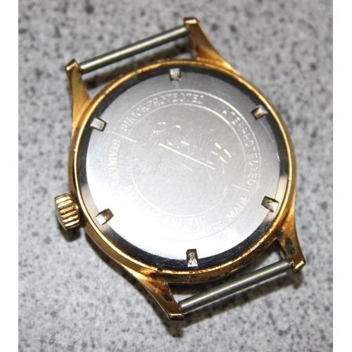 1327 - Vintage gold plated Roamer Popular men's wrist watch