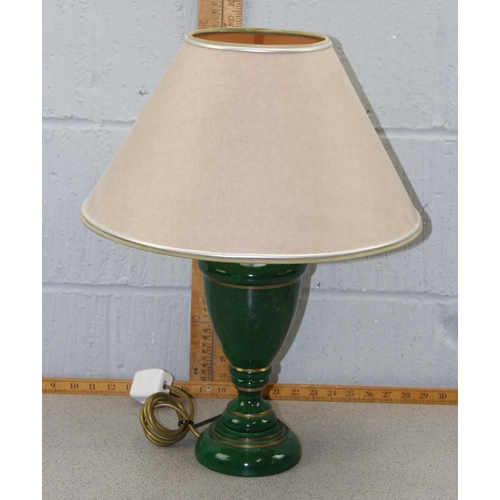 263 - 3 table lamps to include a brushed chrome Anglepoise type lamp