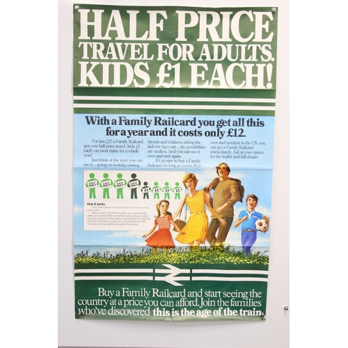 482 - Qty of 1980's British Rail advertising posters