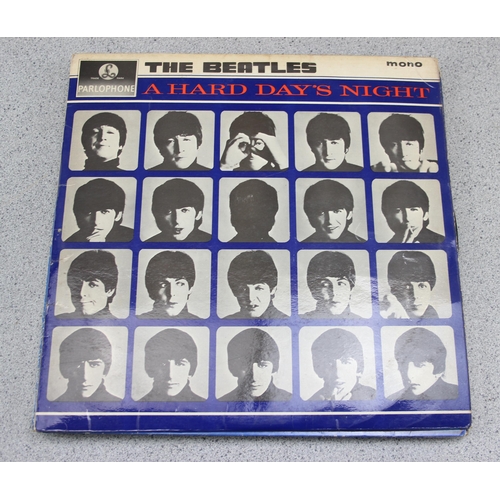 684 - Qty of Beatles LP's, books & calendar