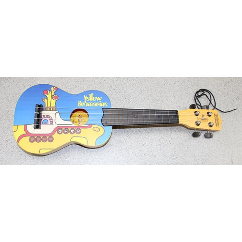 685 - Beatles yellow submarine junior ukulele with box