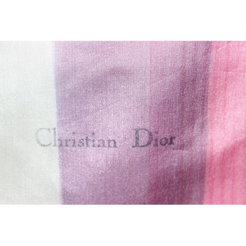 229S - Vintage Christian Dior silk scarf