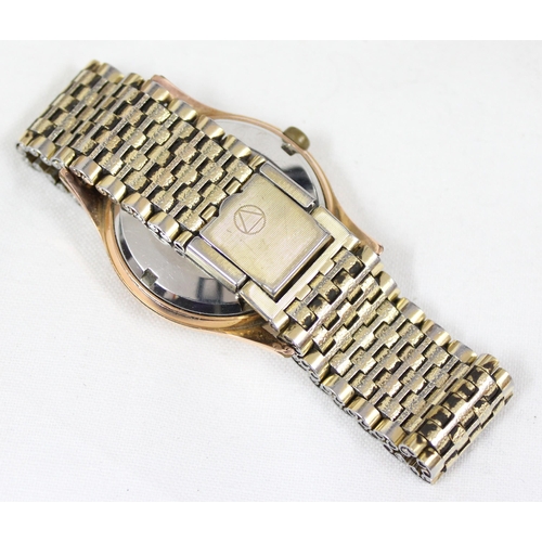 1322 - A vintage Rone wristwatch in gold plated case with NSA strap and another spare NSA strap, in origina... 