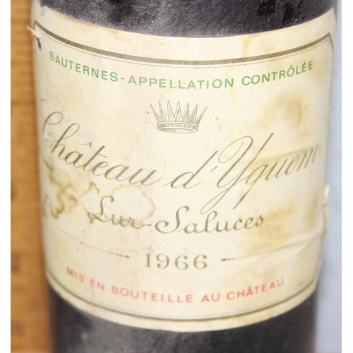 1684 - Chateau Yquem 1966 - Sauternes 1er Grand Cru sweet white wine, 750 ml