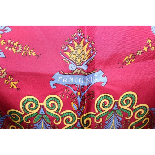 228 - Vintage Hermes 'Fantasie' silk scarf