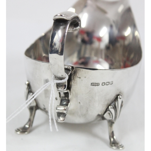 1068 - Heavy silver sauce or gravy boat, Sheffield 1945 by James Dixon & Sons, approx 236.99g gross