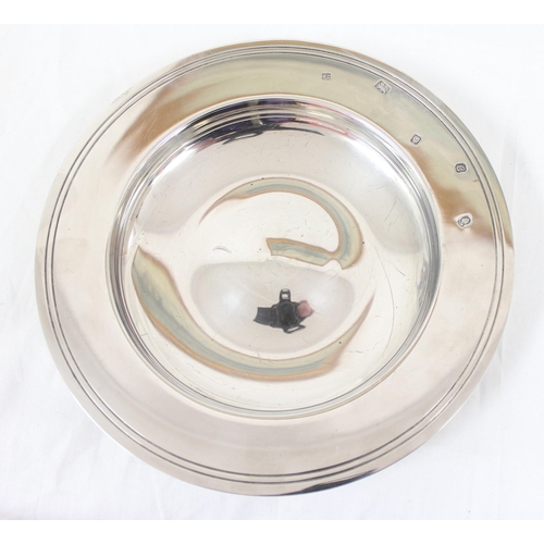 1071 - Silver Armada dish, Jubilee marks for London 1977 by William Comyns & Sons Ltd (Richard Comyns), app... 