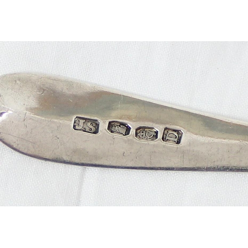 1074 - A large Irish silver serving spoon with bright cut decoration, Dublin 1800 by JS, approx 24cm long, ... 