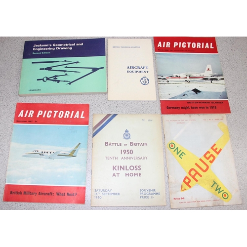 1458 - A large qty of mainly military and aviation related ephemera, some WW2 period (2 boxes)