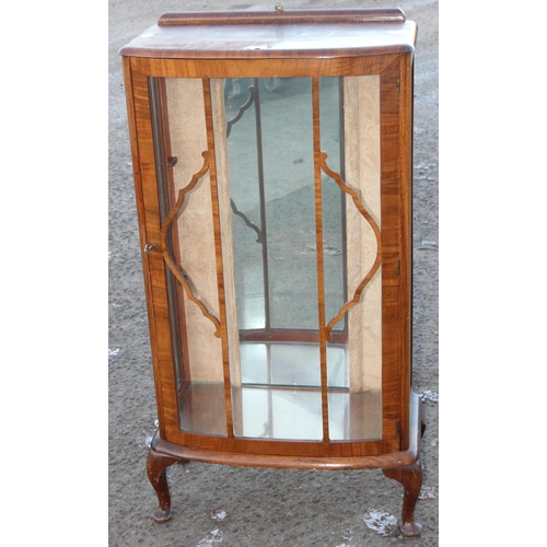 156 - Art Deco period glazed display cabinet