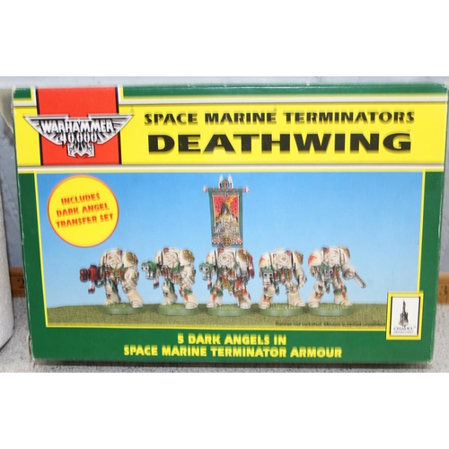 1579 - Warhammer 40,000, Dark Angels Space Marine Terminators Deathwing Squad in box