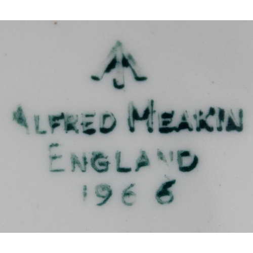 1864 - Alfred Meakin part tea service stamped with the military broad arrow and dated for 1967