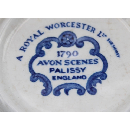 1877 - Qty of blue and white pottery, Mainly Royal Worcester 