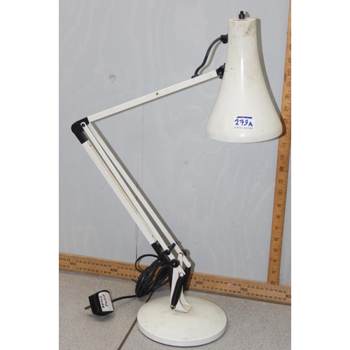 279A - A retro white Anglepoise Apex 90 table lamp