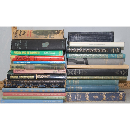 608 - Qty of assorted books to inc Folio Society, other first editions, at least one signed etc