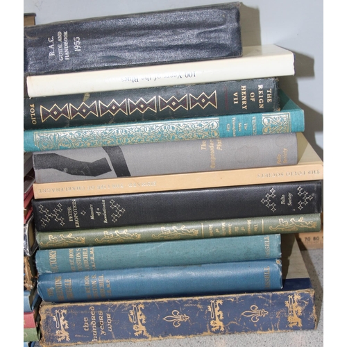 608 - Qty of assorted books to inc Folio Society, other first editions, at least one signed etc