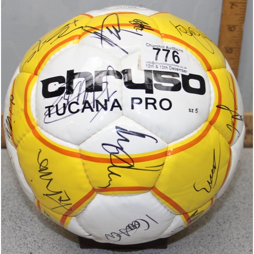 776 - Signed football, unknown team