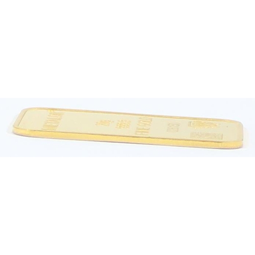 1216 - A Metalor of Switzerland 20g 999.9 solid pure 24ct gold ingot bar, serial number 026150