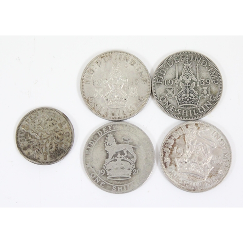 1223 - Qty of assorted British half silver coins, 1920-46, approx 210.96g gross