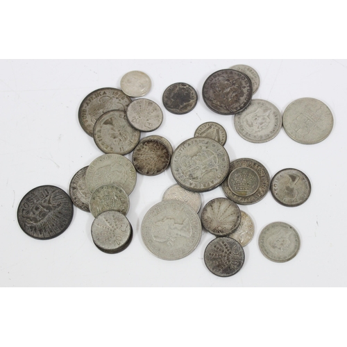 1266 - Qty of assorted world silver coins, all XRF tested to have between 40% and 75% silver content, appro... 