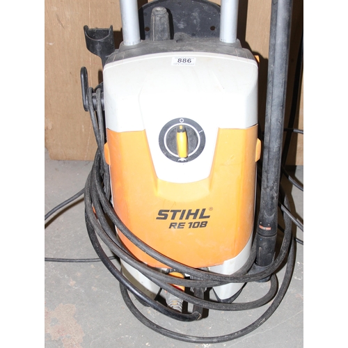 886 - Stihl RE108 pressure washer