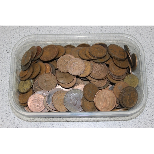 1276 - Qty of assorted copper coins, mainly British, Queen Victoria and later, approx 1.5kg gross