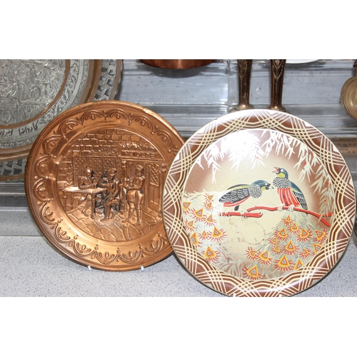 1893 - Qty of assorted metalware, mainly brass and copper