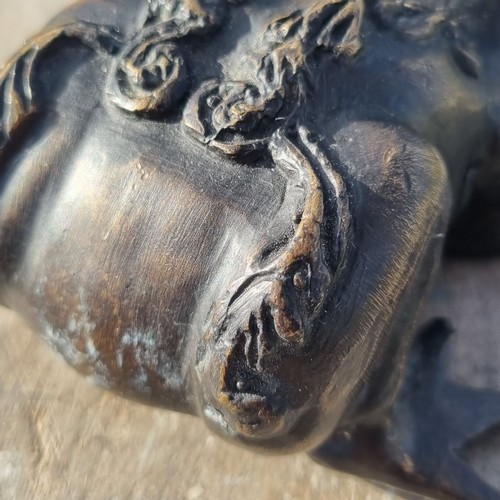 1653 - Hollow cast bronze Chinese toad