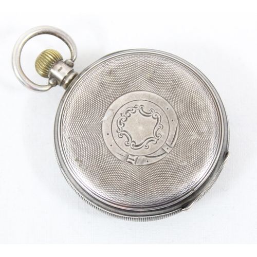 1303 - An early 20th century silver cased pocket watch by Renown, cased marked for Birmingham 1924 by Denni... 