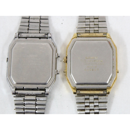 1311 - 4 vintage Casio watches with LCD displays and a LCD Sonic watch (5)