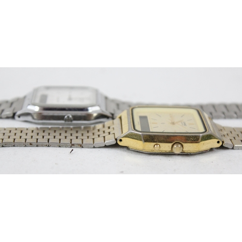 1311 - 4 vintage Casio watches with LCD displays and a LCD Sonic watch (5)