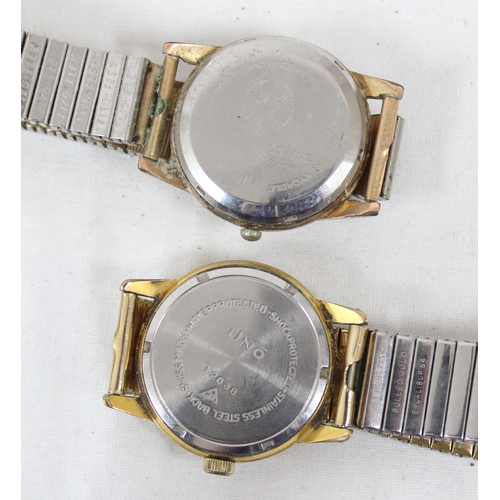 1314 - 5 assorted vintage gents watches to include Avia, Regency, Uno, Olivia & Modaine