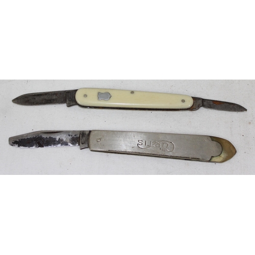 1400 - Qty of assorted penknives to inc a Curtis Knife by George Wostenholm, William Rodgers knife (5)