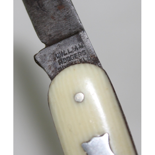 1400 - Qty of assorted penknives to inc a Curtis Knife by George Wostenholm, William Rodgers knife (5)