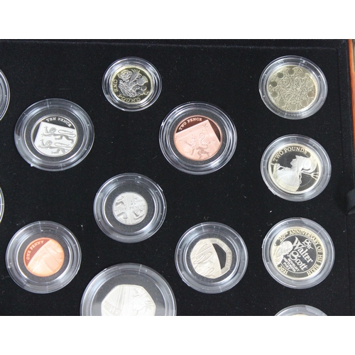 1222 - Royal Mint 2021 Premium Proof Coin Set, limited edition 267/2500, 14 coin set in original box with o... 