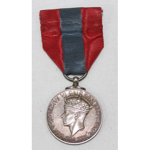 1401 - George VI ISM (Imperial Service Medal) awarded to William Robert Matthews