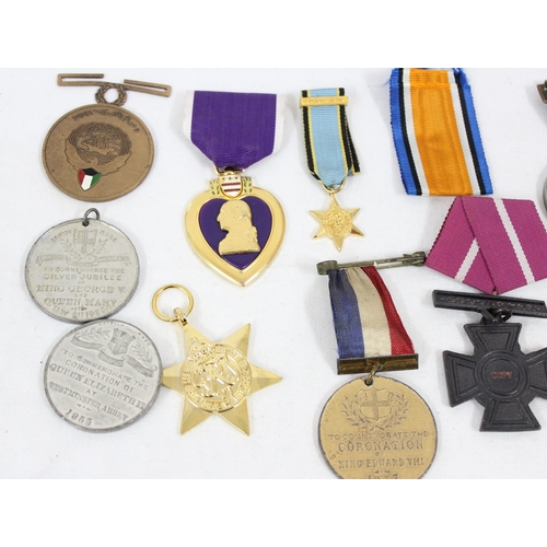 1403 - Qty of assorted medals and military related items etc