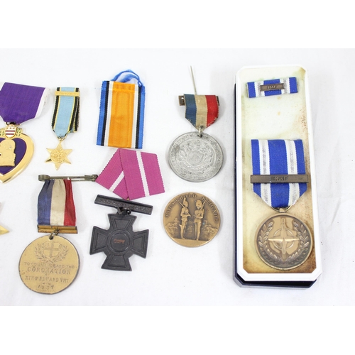 1403 - Qty of assorted medals and military related items etc