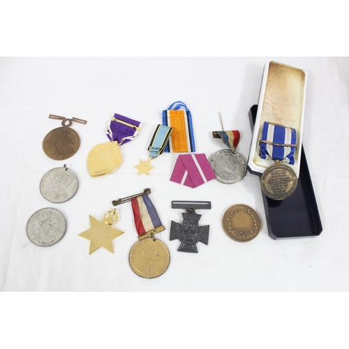 1403 - Qty of assorted medals and military related items etc