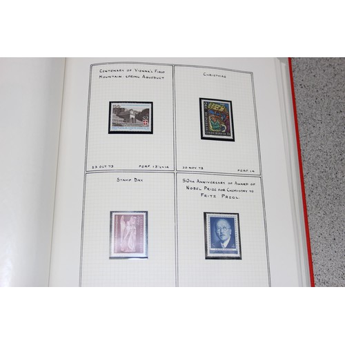 578 - Qty of mainly Euro stamps, mainly Austrian, unused in blocks and singles etc in a Stanley Gibbons al... 